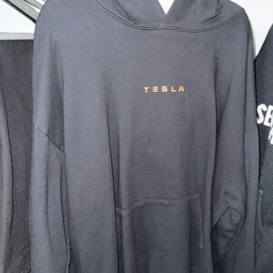 Tesla CyberBeast Owl Black Hoodie